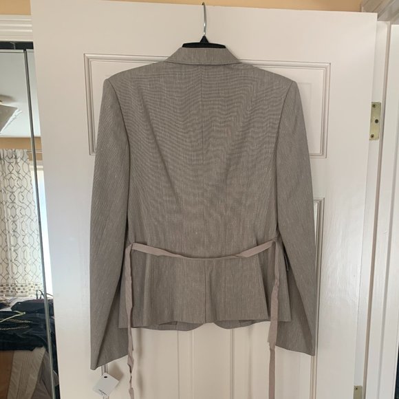 Halogen Linen Blend Pantsuit Light Taupe - Size 8 - Picture 3 of 15